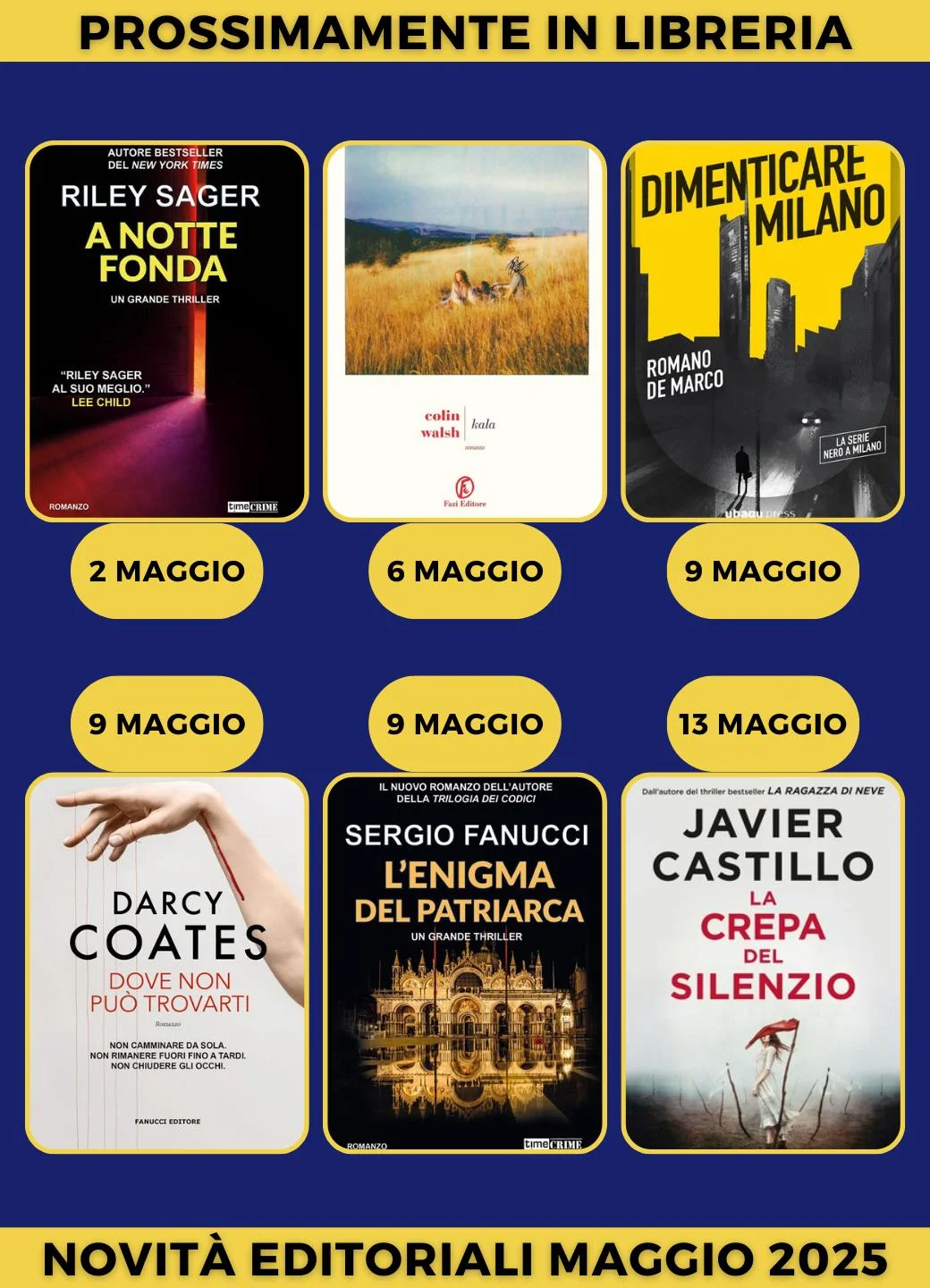 Prossimamente in libreria