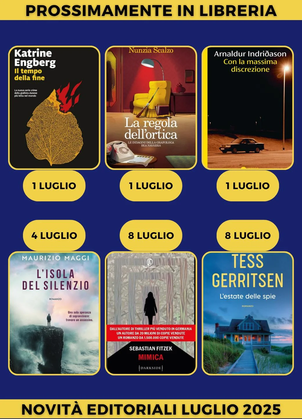Prossimamente in libreria