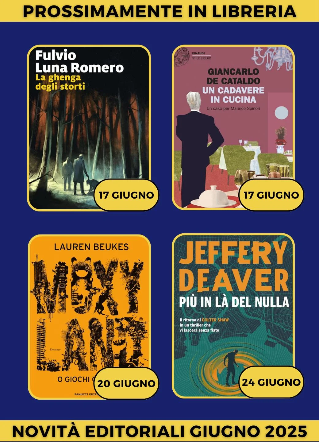 Prossimamente in libreria