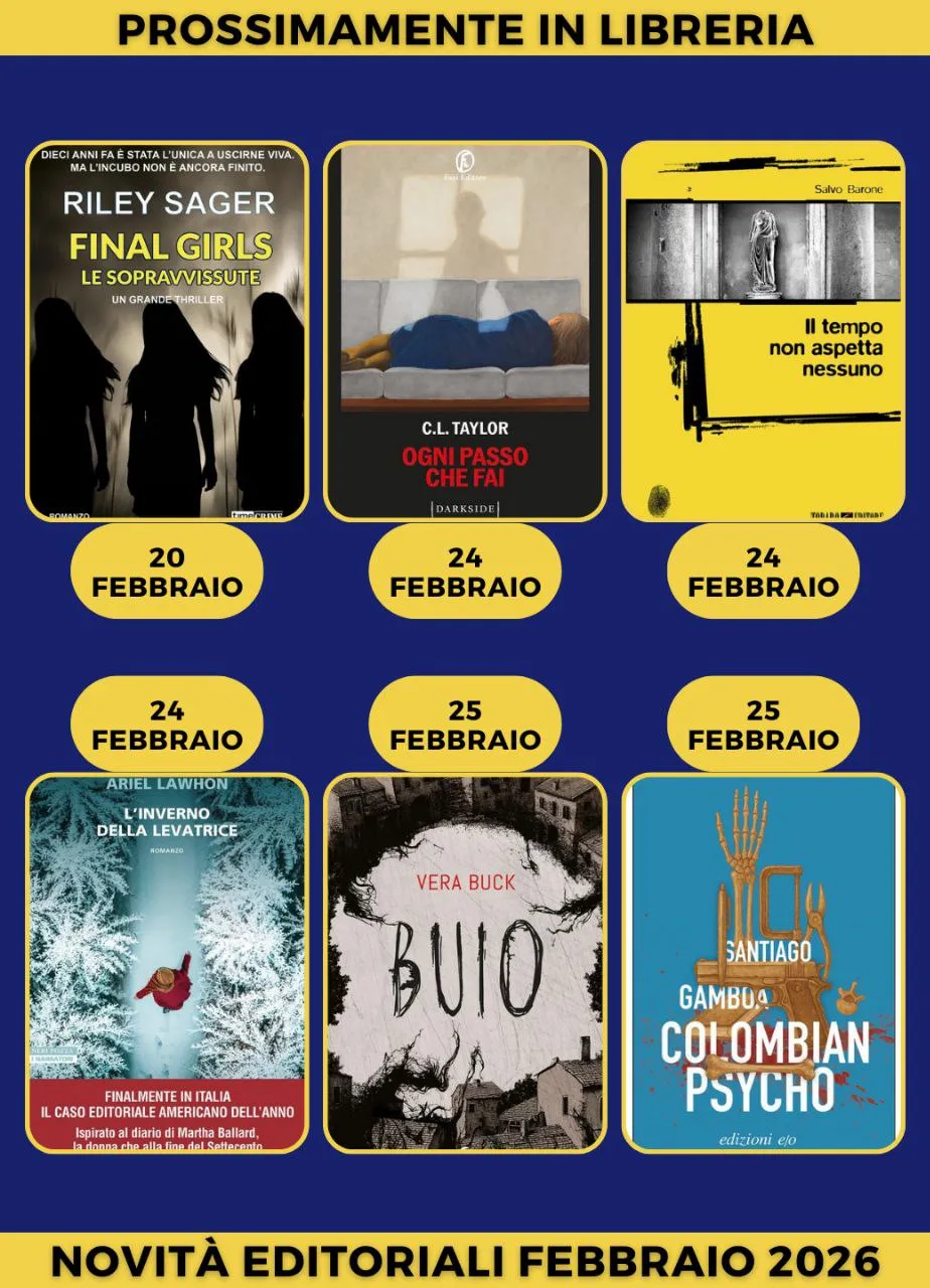 Prossimamente in libreria