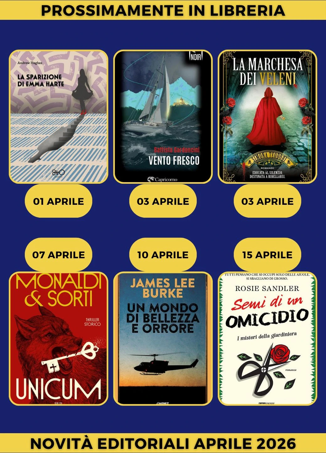 Prossimamente in libreria