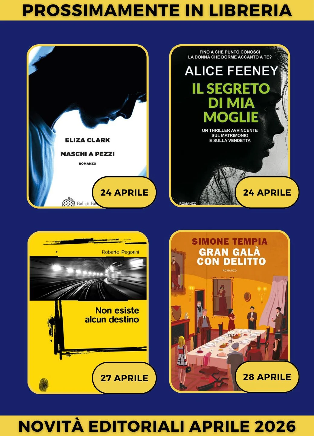 Prossimamente in libreria