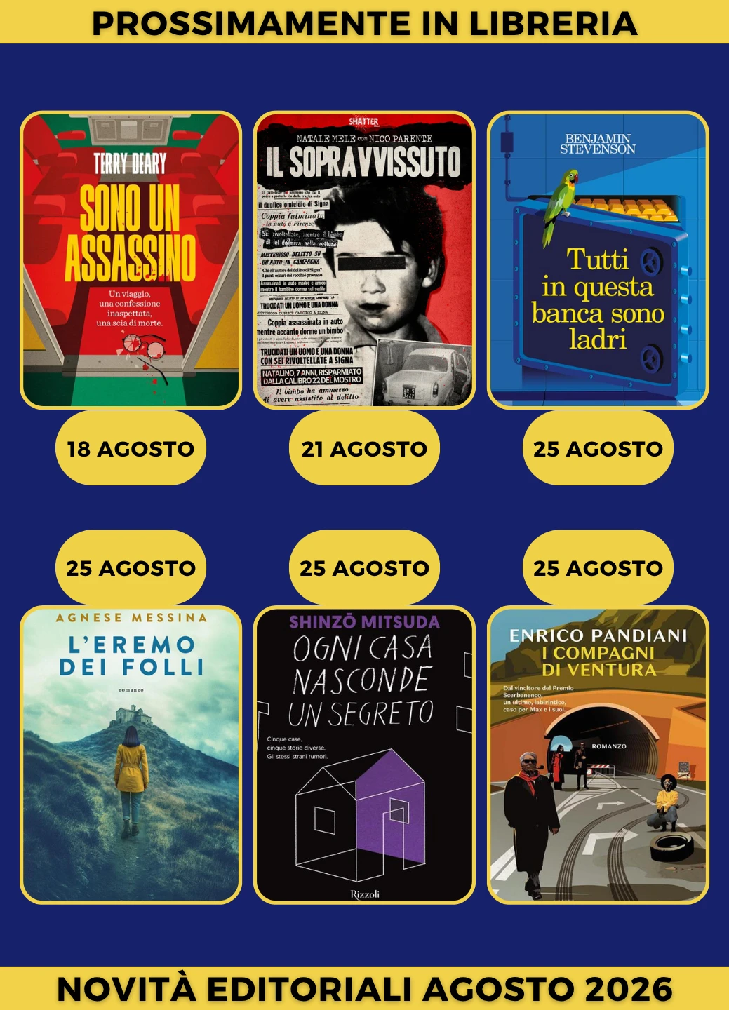Prossimamente in libreria